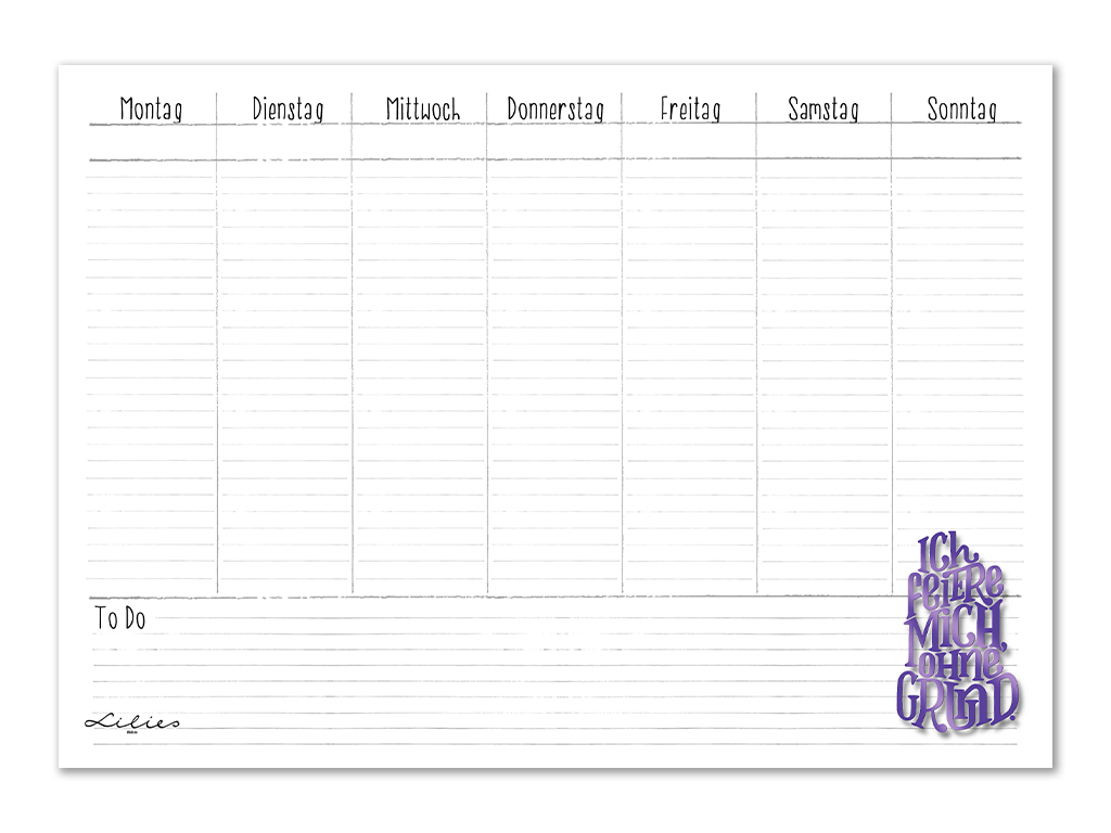 Lilies Berlin Freebies kostenlose Geschenke für Februar 2026, Ich feiere mich, ohne Grund.