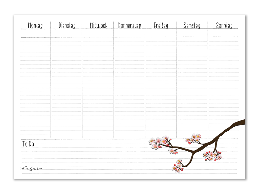 Lilies Berlin Freebies kostenlose Geschenke für April 2026, Kirschblütenzweig